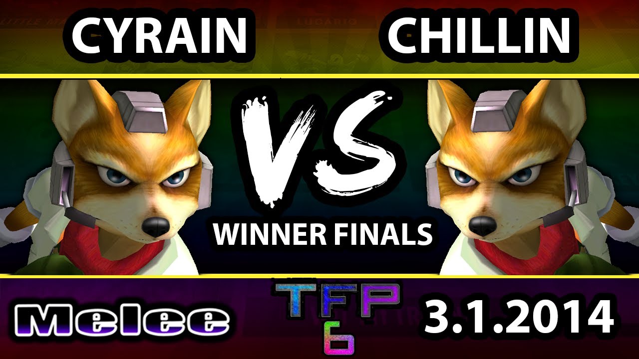 TFP6 - Cyrain (fox) Vs. Chillindude (Fox) SSBM Winners Finals - Smash Melee