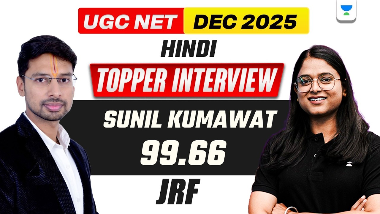 UGC NET Dec 2025 Hindi Ranker Interview | UGC NET Dec 2025 Result Success Story