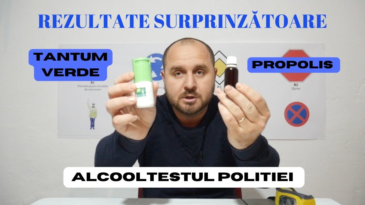 Cât Iese în Alcooltest De La PROPOLIS Și Tantum Verde?! *ar fi bine sa nu conduci*