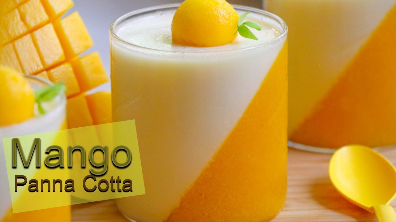 Tasty Mango Panna Cotta Recipe | Simple Mango Pudding Recipe | How to make Panna Cotta at Home