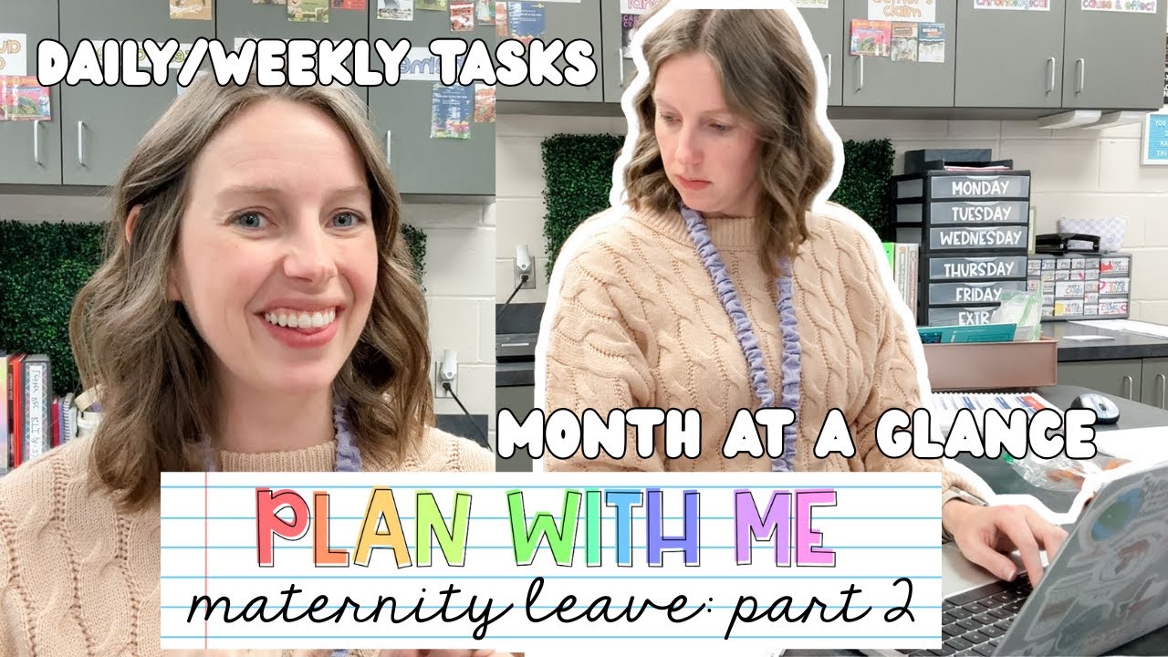 План на декретный отпуск | Часть 2: ежедневные задачи и обзор на месяц