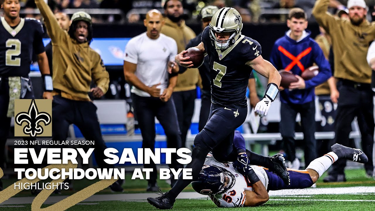 Every Saints TD at the Bye Week | 2023 NFL Highlights