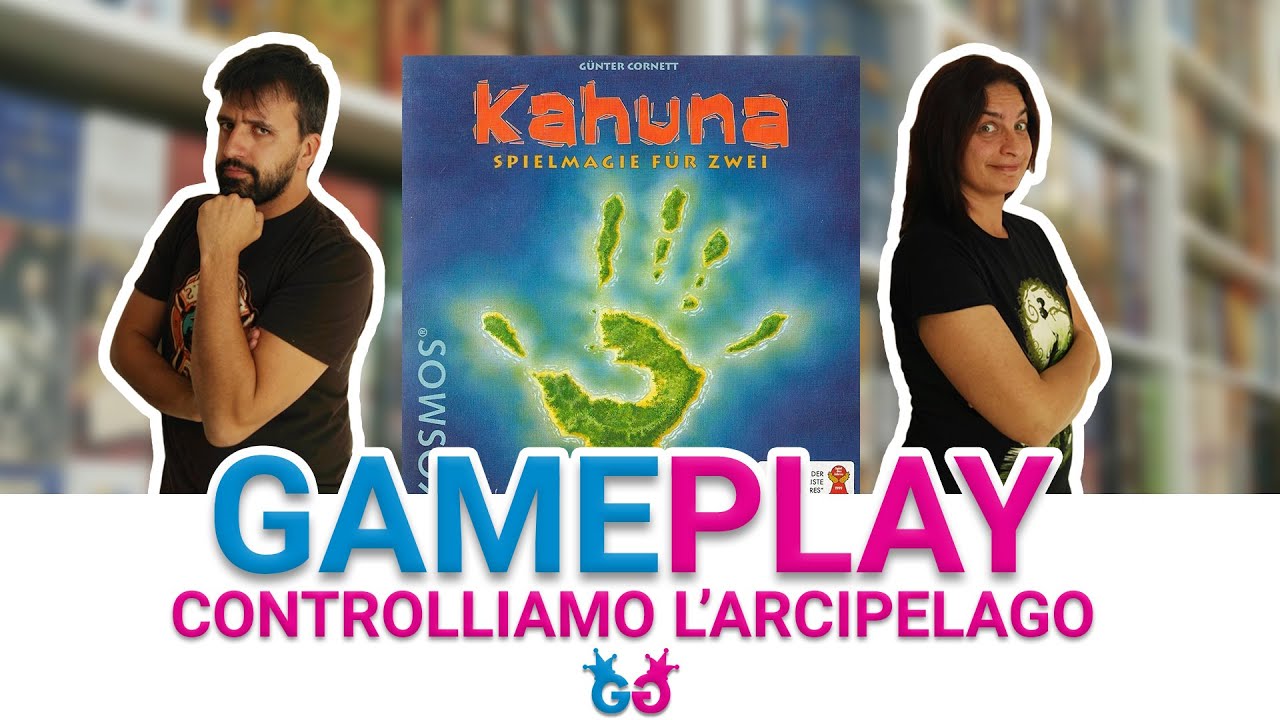 Kahuna Partita Completa al un gioco da tavolo per due, nell'azzurro arcipelago