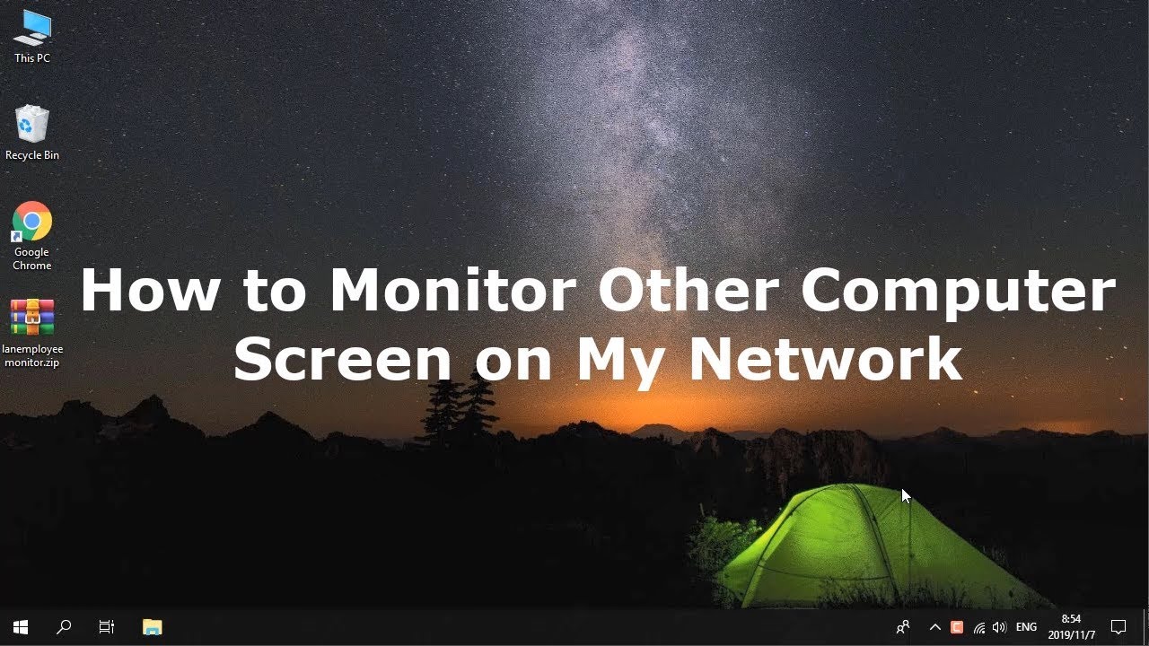 How to Monitor Other Computer Screen on My Network