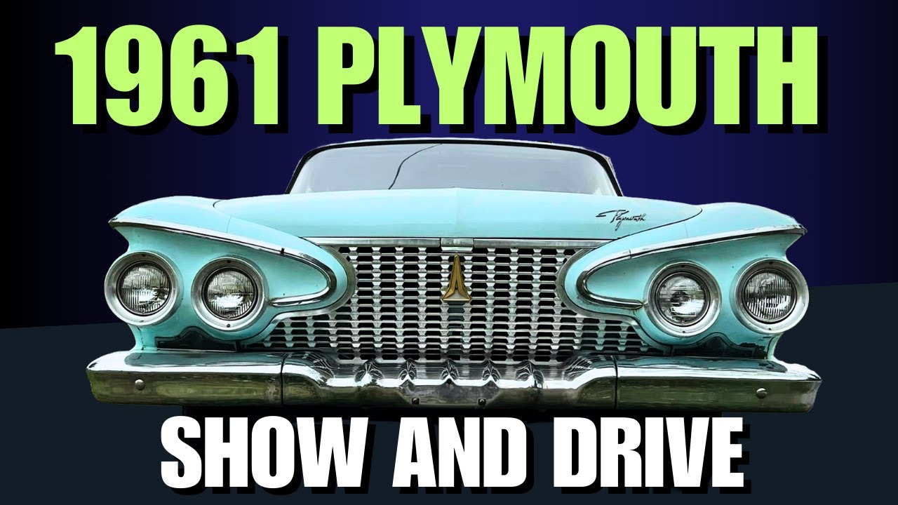 Plymouth Belvedere 1961 года, шоу и драйв! Винтажный вид MoPar, двигатель 318 Poly V8. Fury Savoy