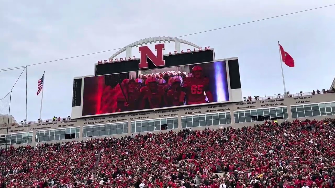 Nebraska Football: Pre-Game Video and Tunnel Walk on Veterans Day
