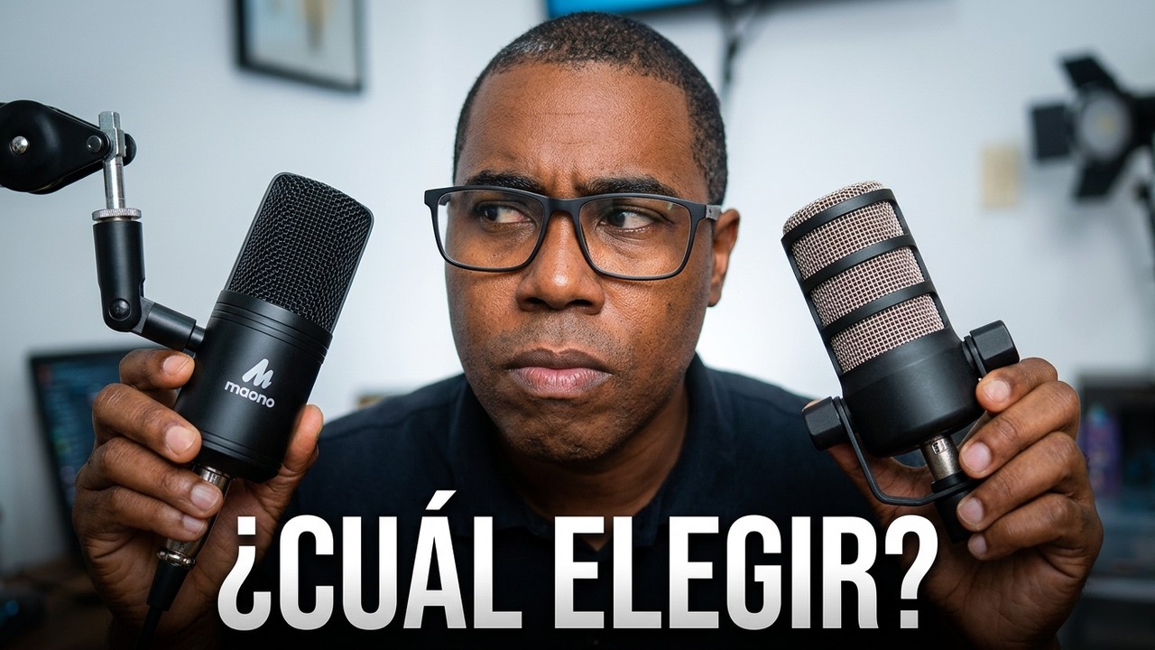 MAONO PD100X vs RØDE PODMIC 😱 ¿Cuál suena mejor para podcast y YouTube?