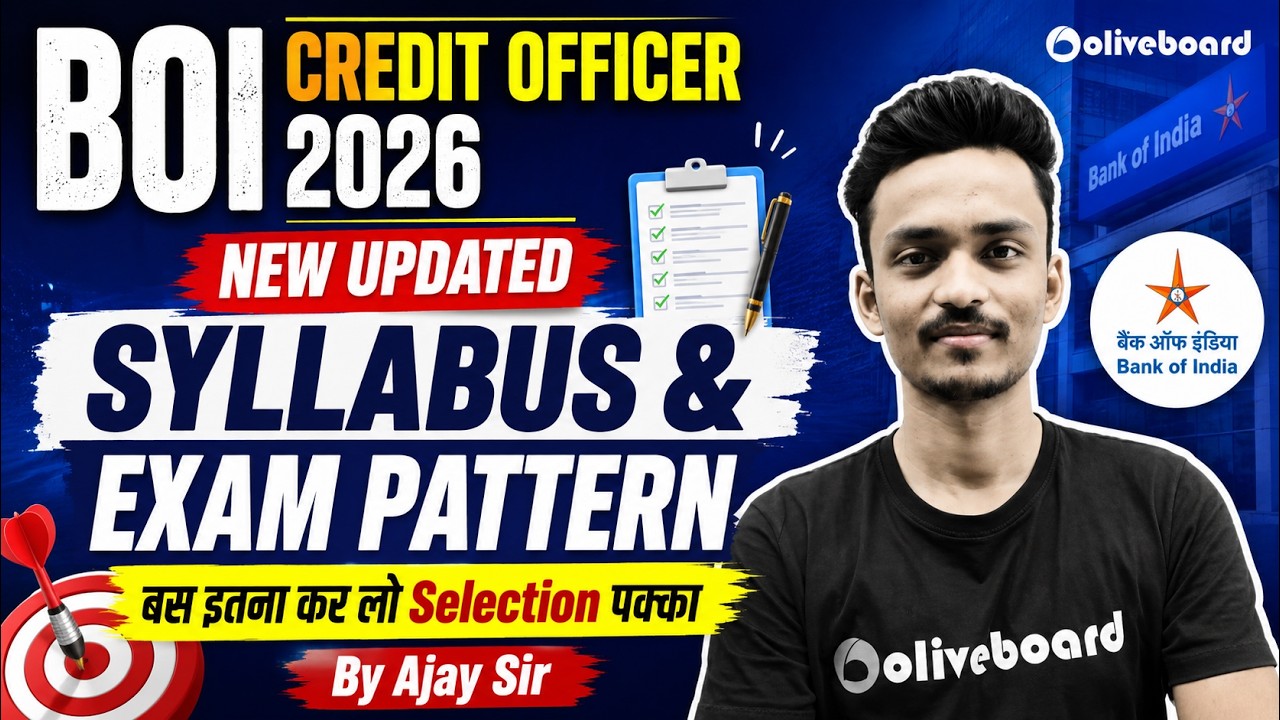 BOI Credit Officer Syllabus & New Exam Pattern 2026 | Complete Preparation Strategy | Oliveboard