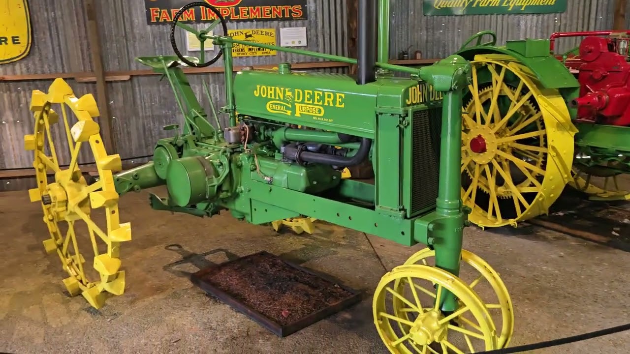Antique John Deere tractor collection 