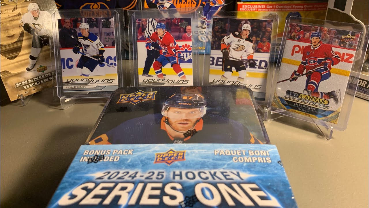 OUVERTURE DE CARTES DE HOCKEY 🔥 Upper Deck 2024-25 – Ça pas d’bon sens, où est Lane Hutson ?!