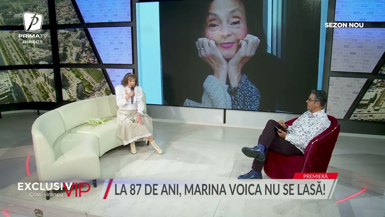 Viața bate filmul pentru Marina Voica. Are 87 de ani, dar nu se lasă