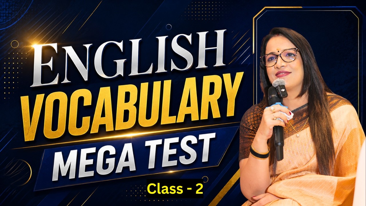 English Vocabulary Mega Test  | Class - 2 | SSC CGL, Steno 2026 | by Rani Ma'am