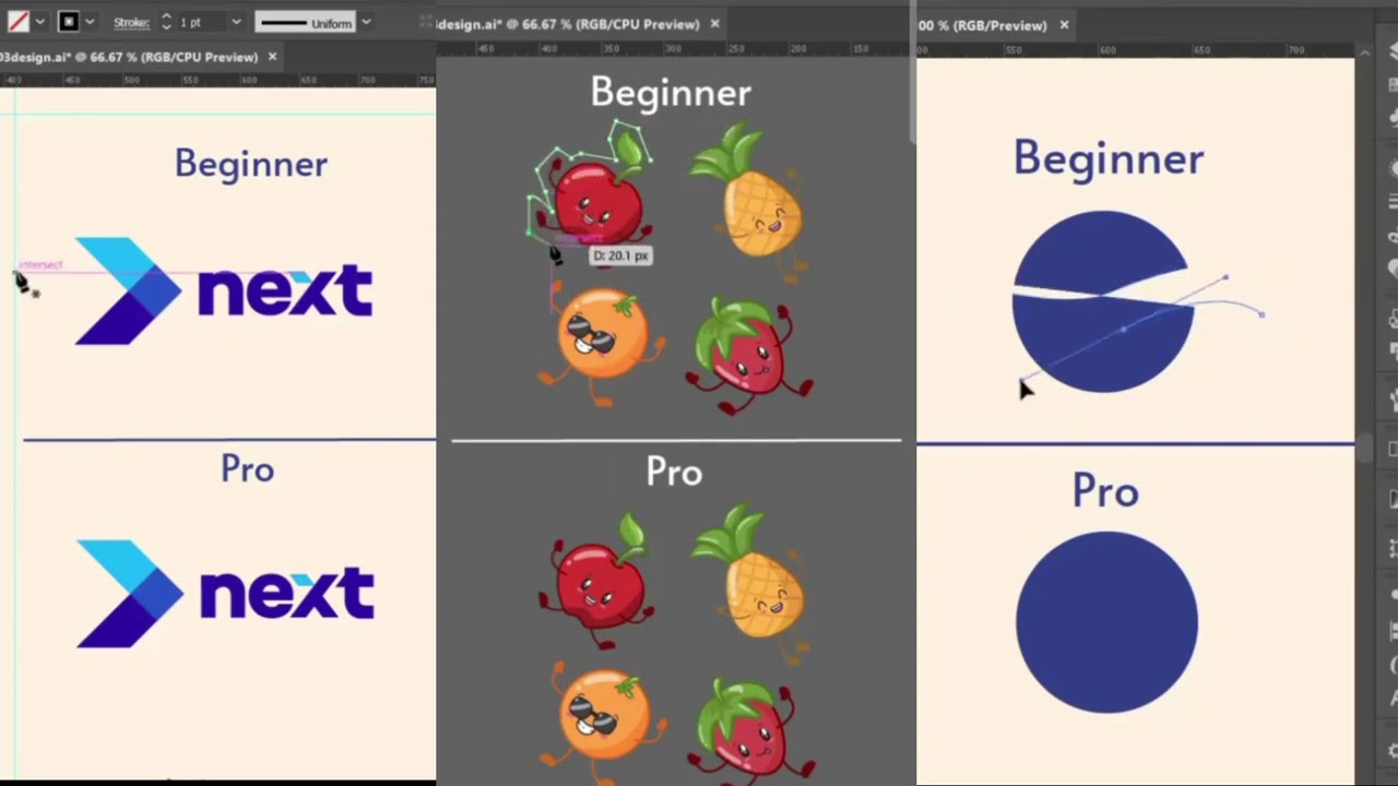 Beginner to Pro Level to achieve in Adobe Illustrator | Illustrator Pro tutorial | Azeenbasics