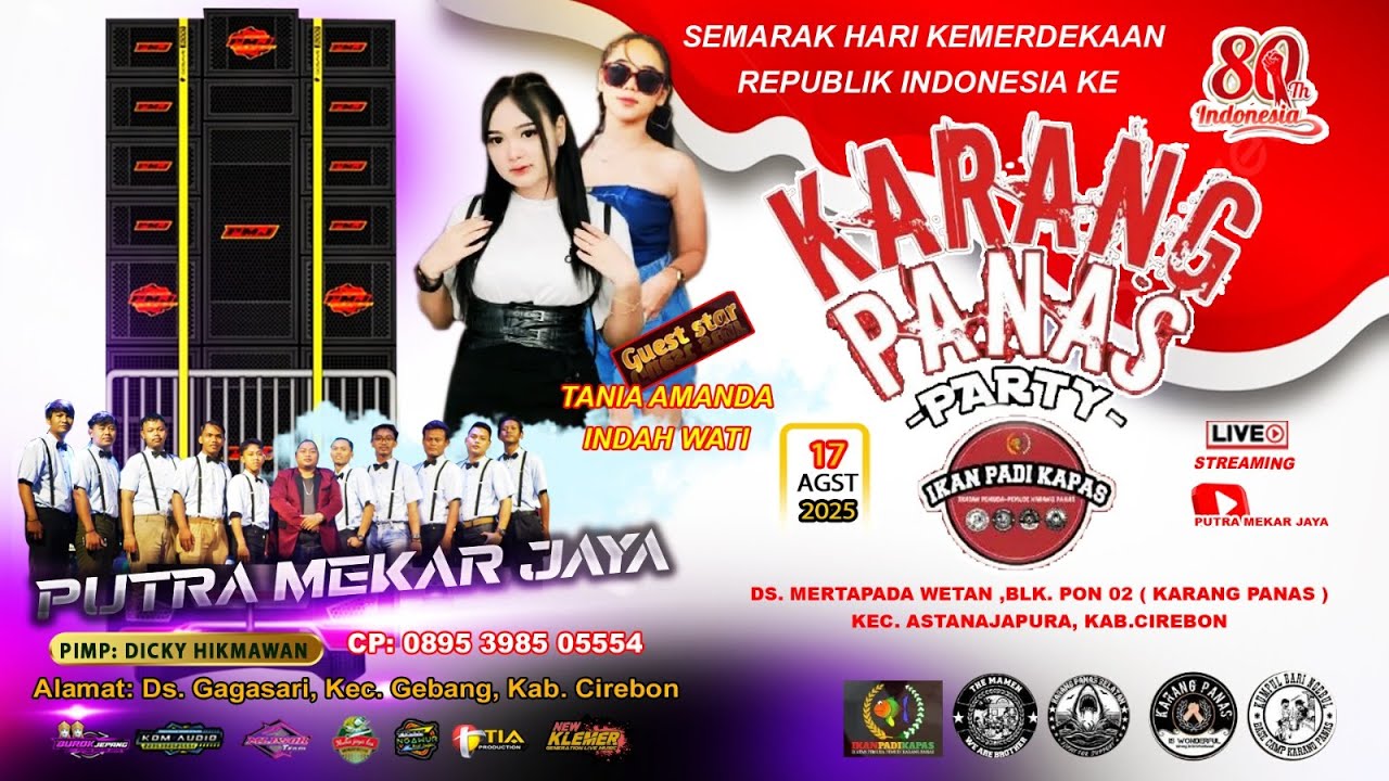 🔴 LIVE YANG EXCLUSIVE "PUTRA MEKAR JAYA" ||KARANGPANAS MERTAPADA-ASTANAJAPURA-CIREBON || 17 AGS 2025