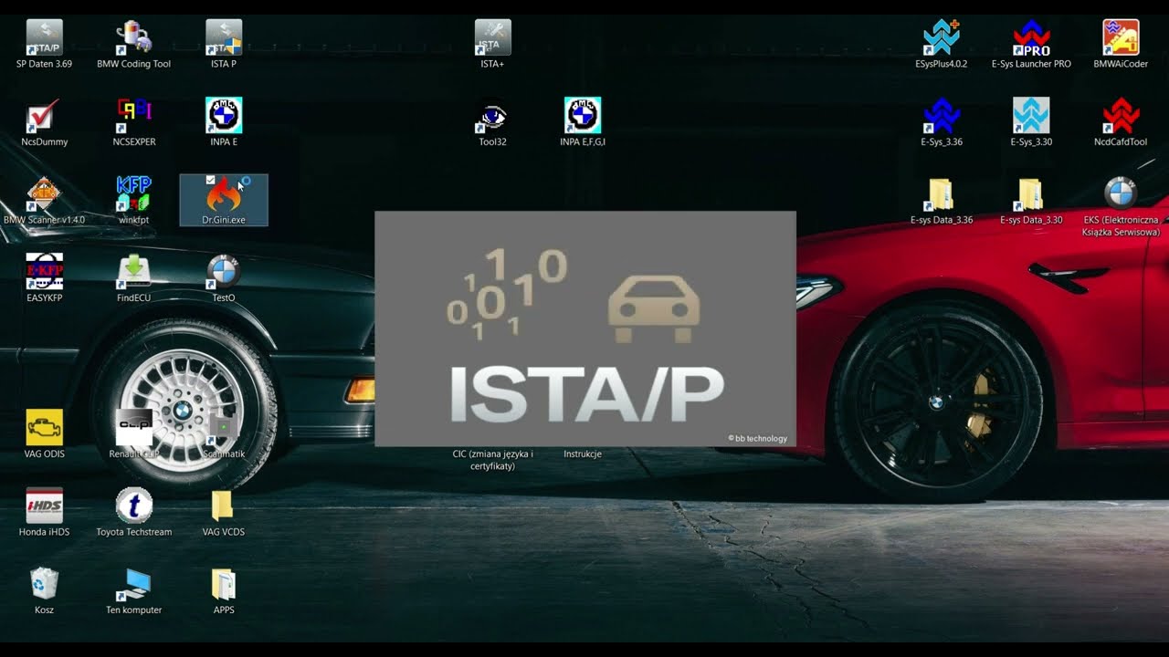 Część 3: Programy do serii EXX: BMW Mini ISTA P / WinkFPT / NCS Expert  /  kodowanie i programowanie