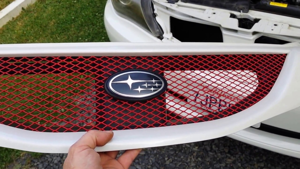 WRX grill removal (08-14)