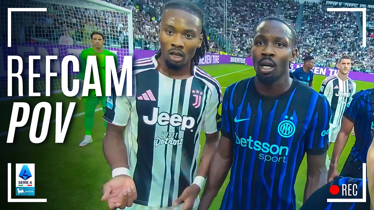 REF CAM POV: You Are a Referee in Juventus-Inter | Serie A 2025/26