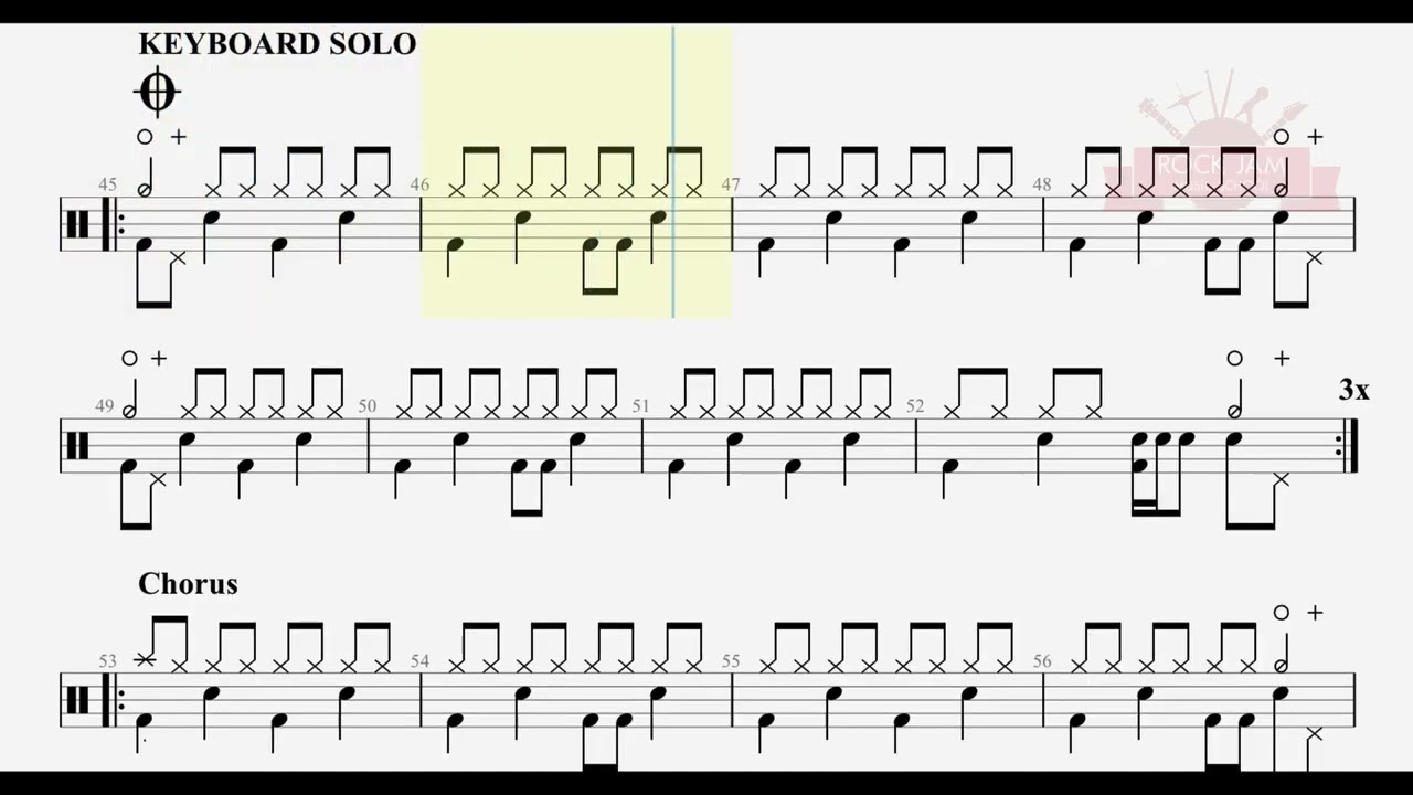 Somebody's Watching Me-Rockwell Drums