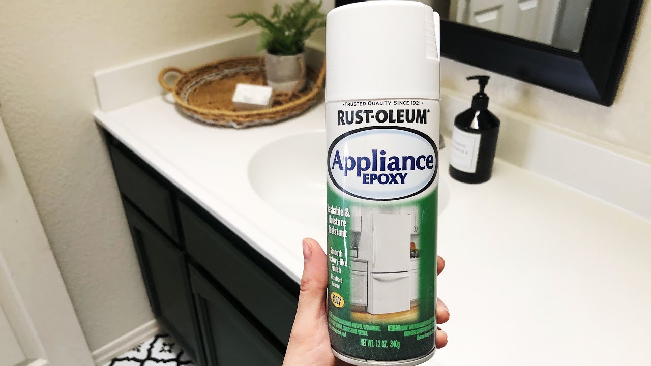 Преображение столешницы Rustoleum | Преображение ванной комнаты своими руками