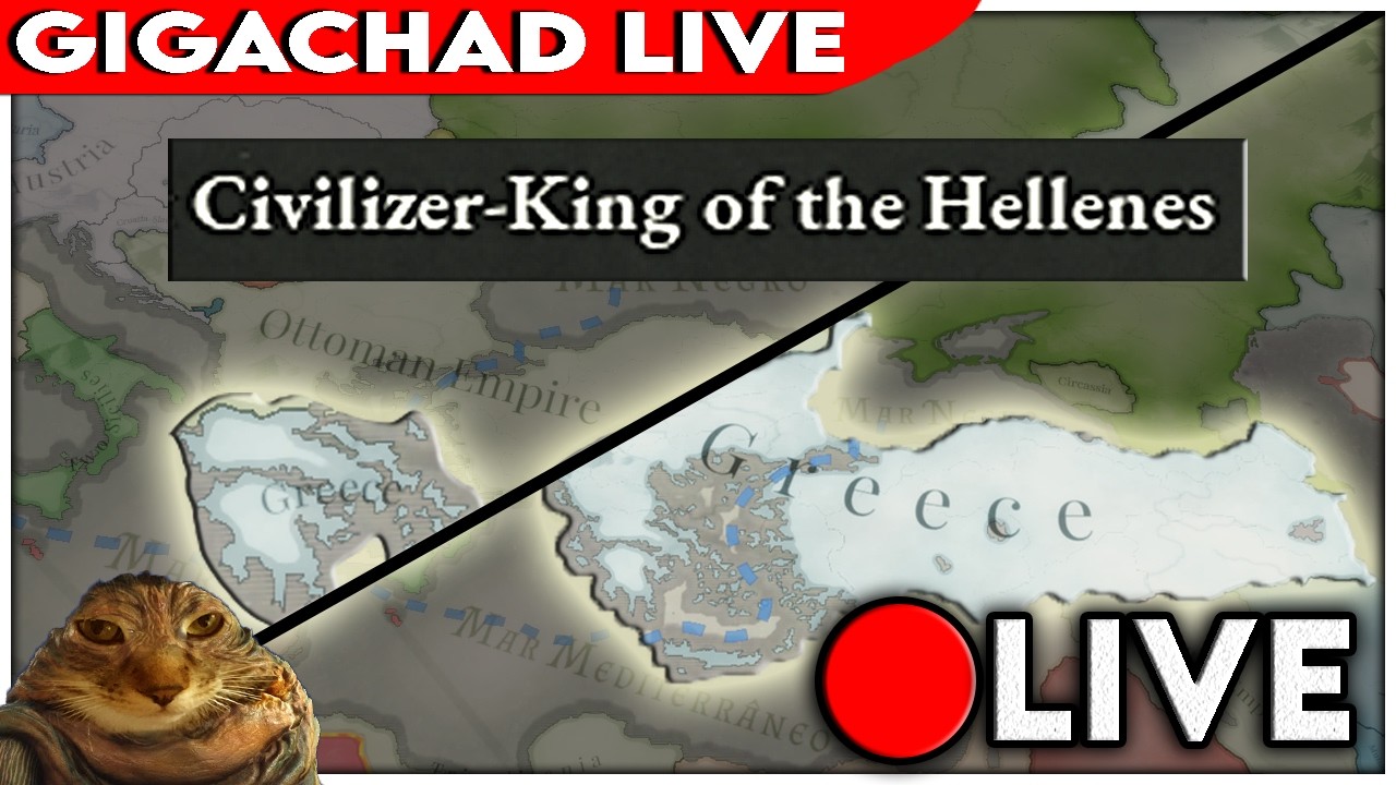 The GREECE Experience | Victoria 3 GIGACHAD Live