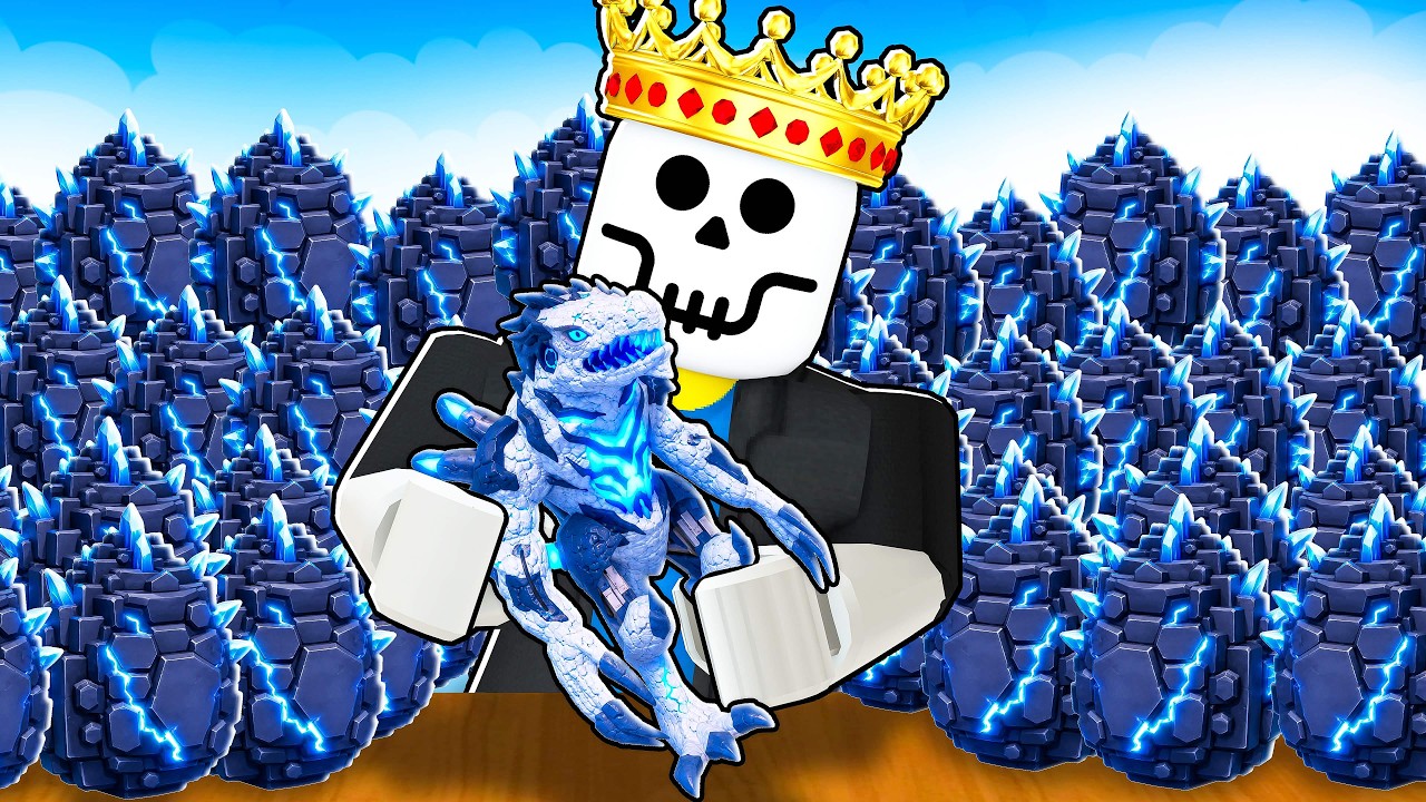 Opening 1000 MECHA MONSTER EGGS in Steal an Egg...