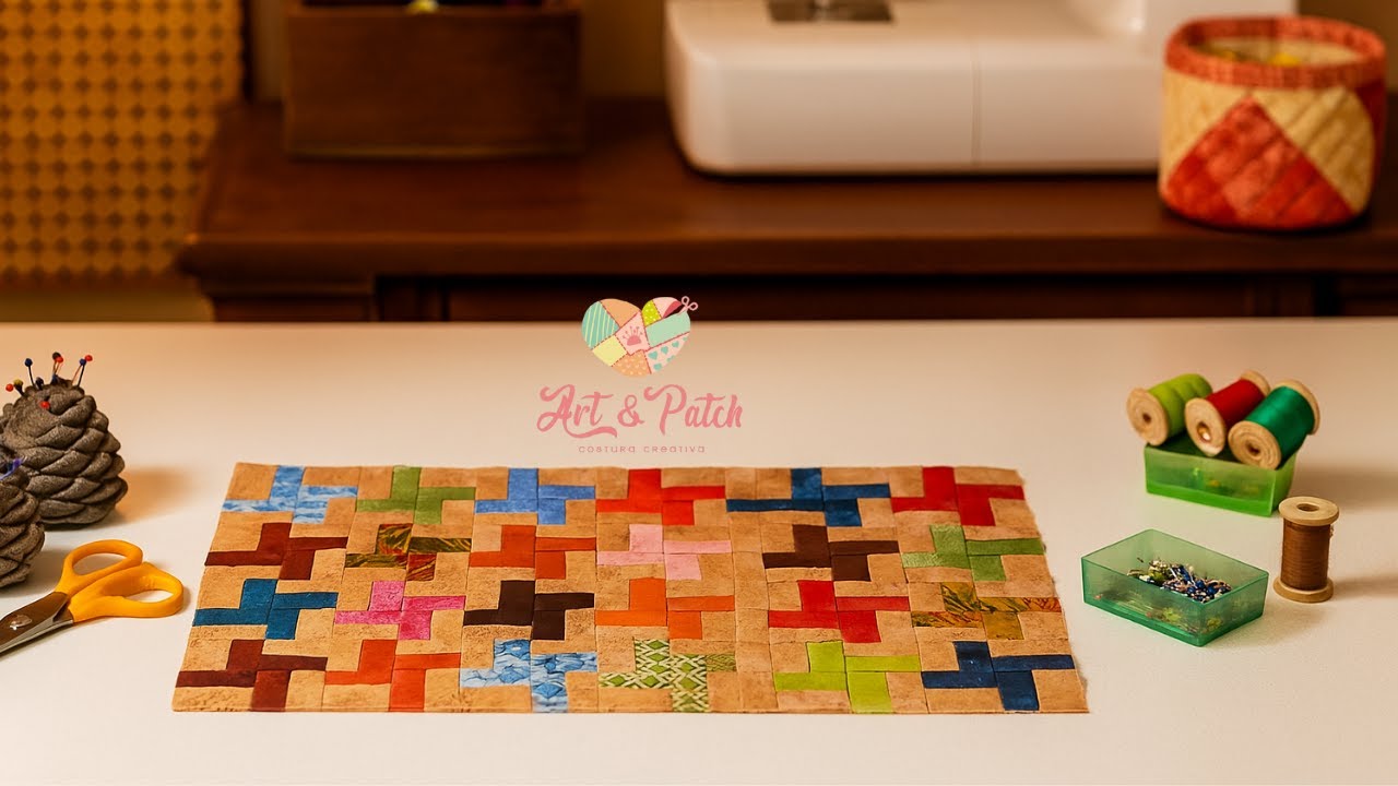 Bloques miniatura de Patchwork utiliza tus retazos #costuracreativa #patchwork #patchworkfacil
