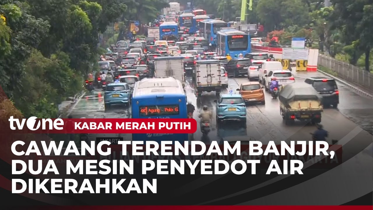 Banjir di Kawasan Cawang Terpantau Mulai Surut | Kabar Merah Putih