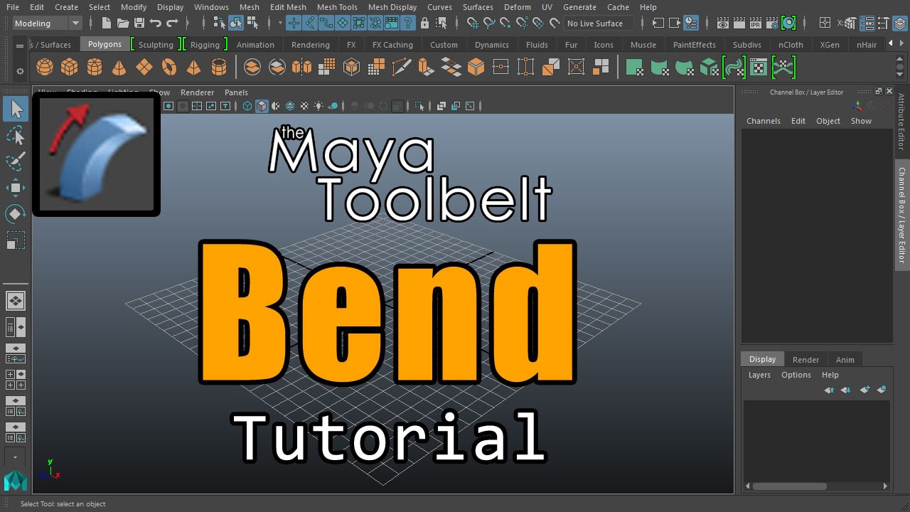 The Maya Toolbelt - Bend Deformer