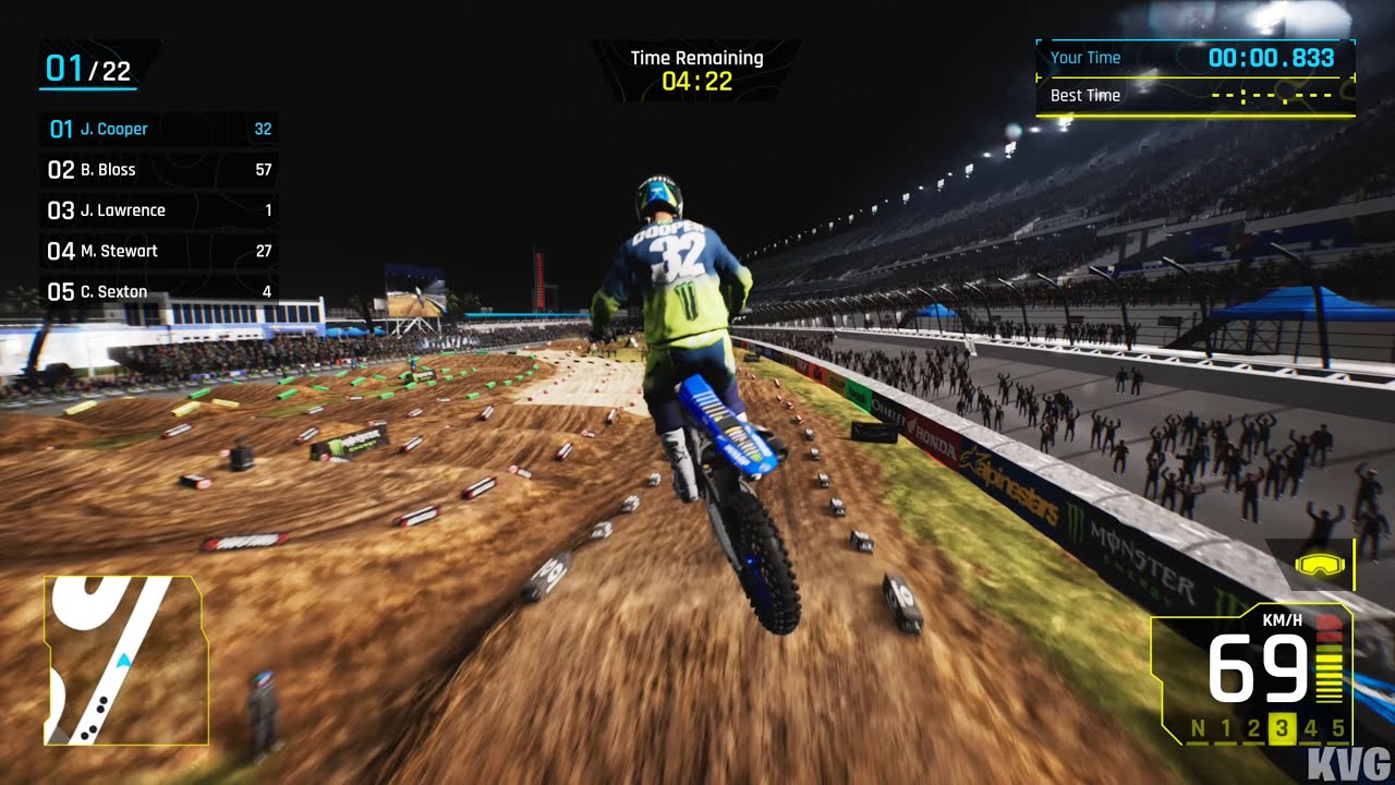 Monster Energy Supercross 25 - Justin Cooper Gameplay (PC UHD) [4K60FPS]