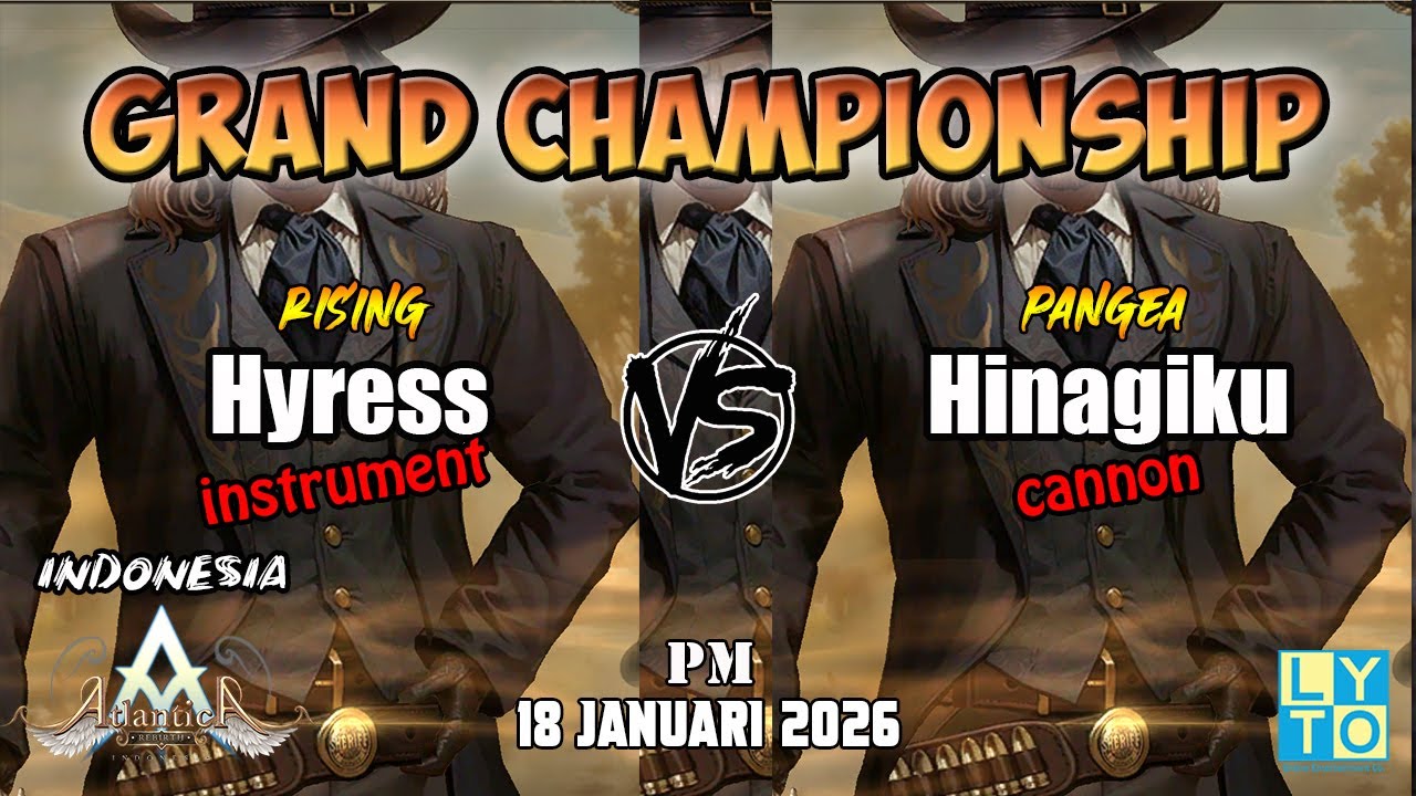 Hyress vs Hinagiku PM Grand Championship 18 Januari 2026 | Atlantica Rebirth Indonesia