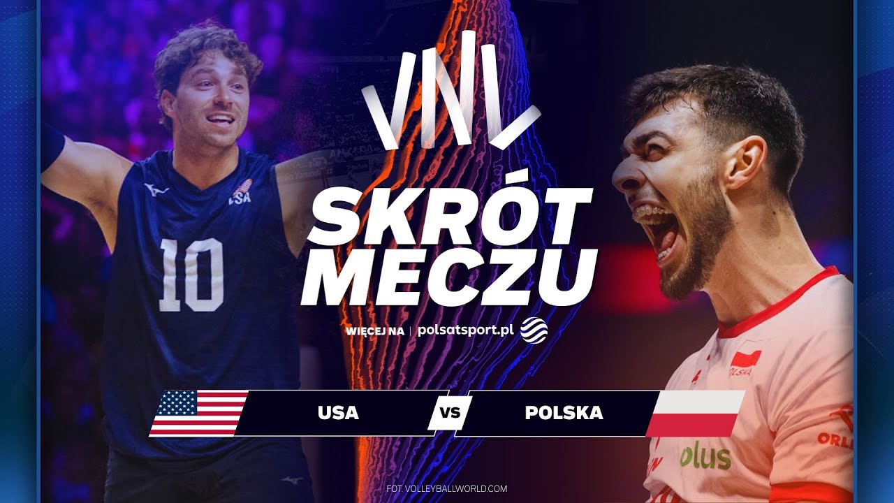 POLACY ROZBILI AMERYKANÓW W LIDZE NARODÓW! Skrót meczu USA - Polska