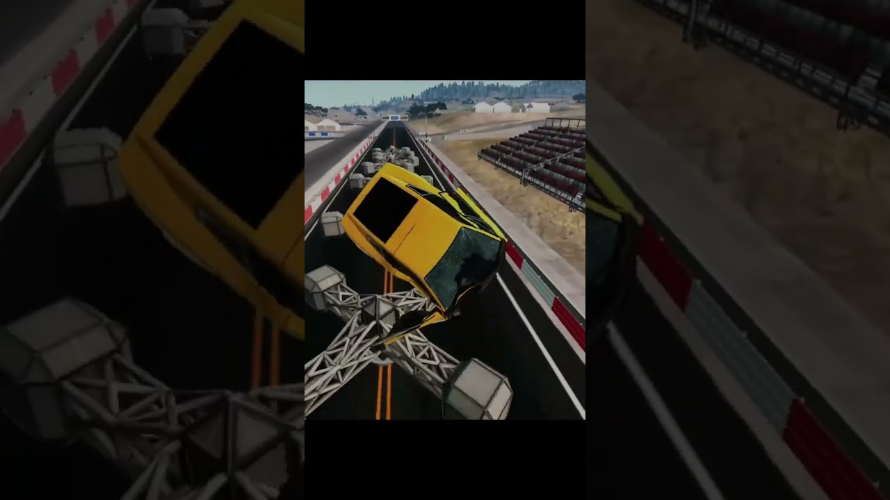 Lamborghini Murcielago Bollard Speed Test | BeamNG.drive 