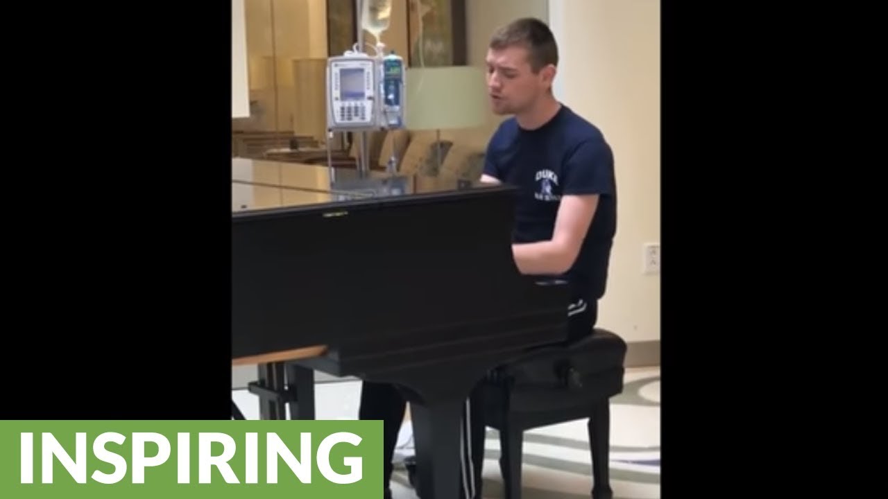 Young singer with rare disease sings for cancer patients while hospitalized