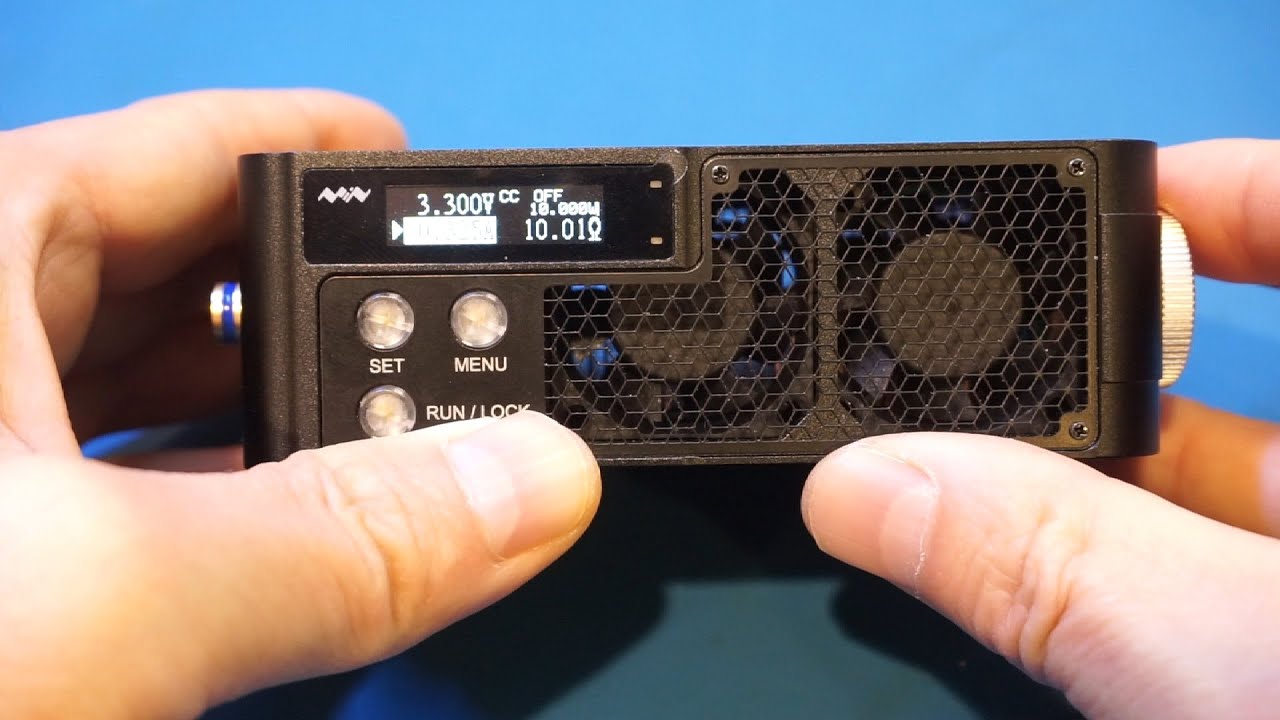 Review of a Miniware MDP-L1060 DC Electronic Load - It Runs on Battery and is Programmable!