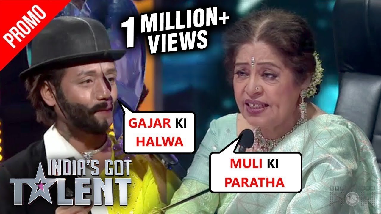 India's Got Talent  Kirron Kher Corrects A Boy's Hindi After He Says 'GAJAR KI HALWA'  Shilpa Laughs
