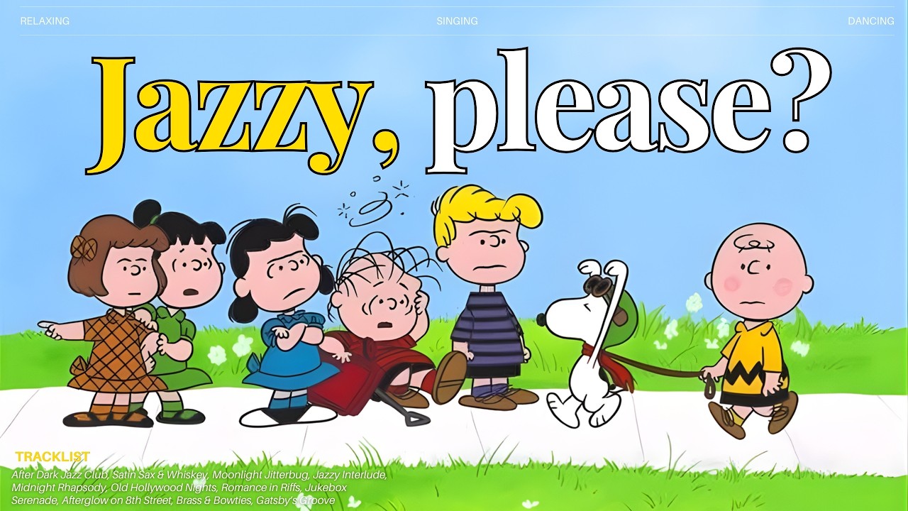 [𝗽𝗹𝗮𝘆𝗹𝗶𝘀𝘁] Positive Morning Jazzy, Please? 🌤️ Snoopy 1950s Oldies Vibes to Keep Your Day Warm