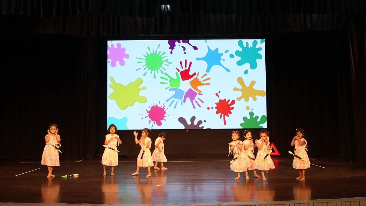 Holi Dance Performance | School Day Masterpiece Preschool 