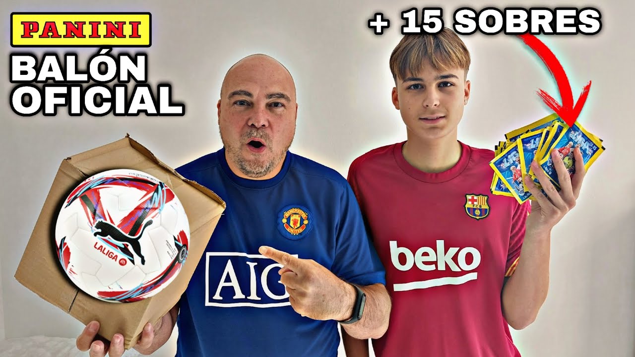 PANINI nos Envía el BALÓN Oficial de La Liga 2024-25 + 15 Sobres Liga Este