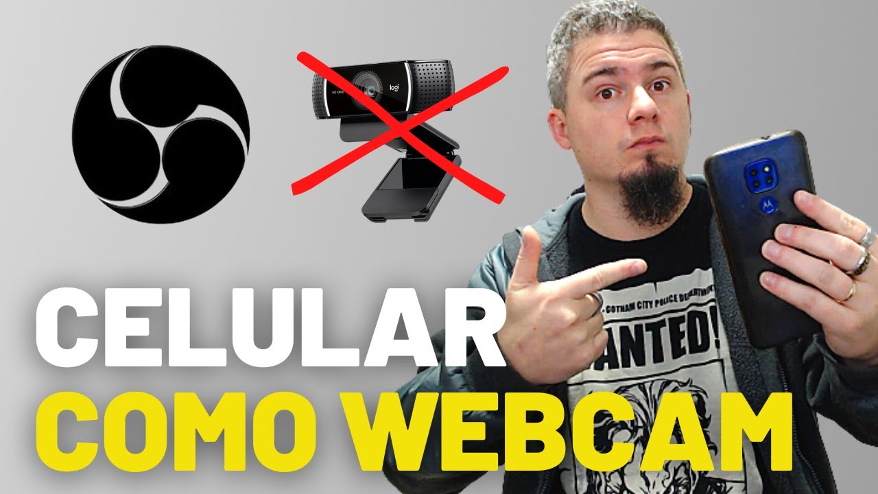 Como Usar o CELULAR Como WEBCAM no OBS Studio