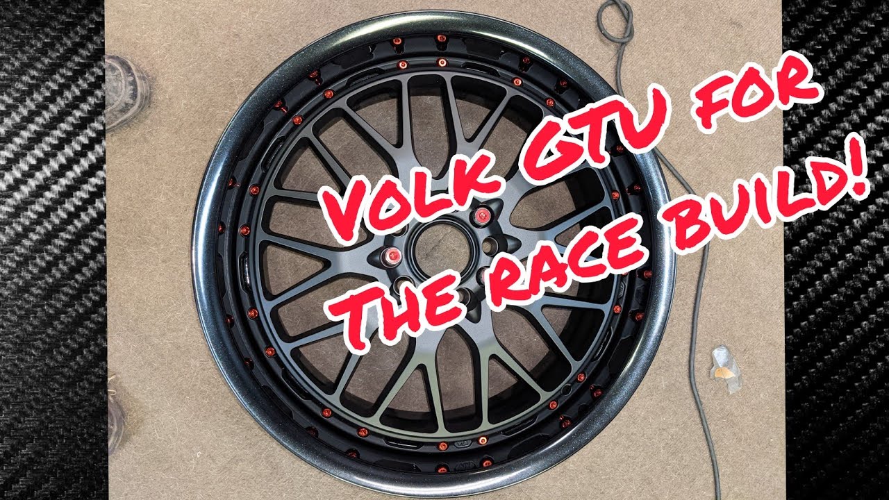 Refinishing VOLK GT-U wheels with Powder Coat and New Hardware - Ep 128