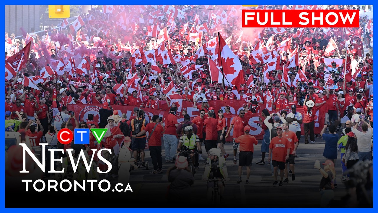 Чемпионат мира по футболу FIFA захватил город | CTV News Toronto, дневной выпуск, 12 июня 2026 г.