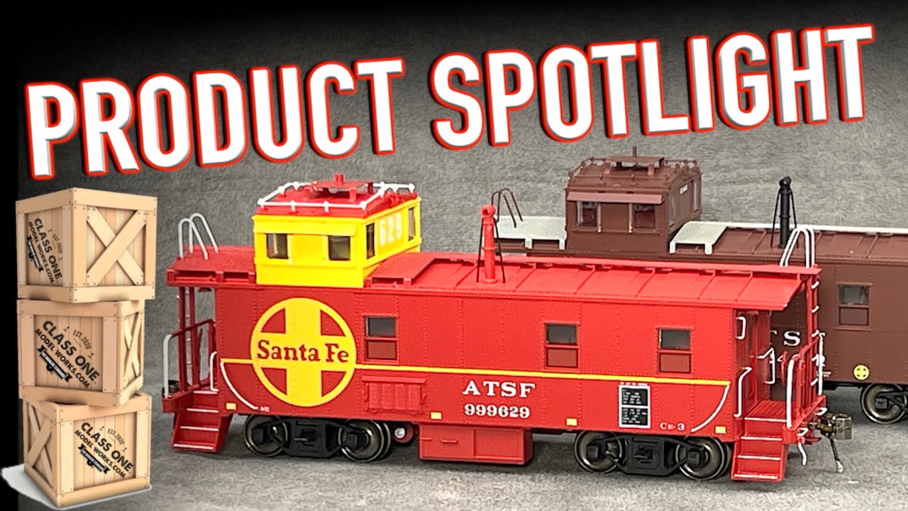 Обзор модели вагона-вагона ATSF Peaked Roof в масштабе HO.