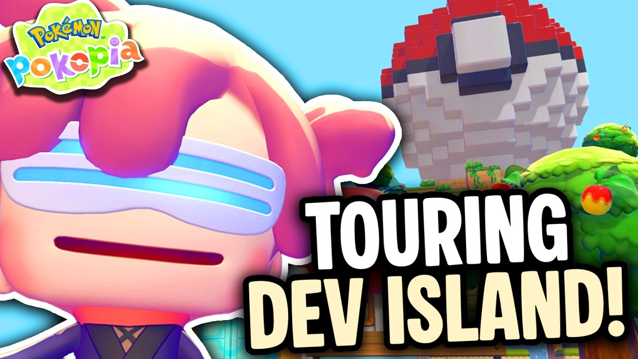 The Developers Island is INSANE in Pokopia! (Touring Island) - Pokemon Pokopia