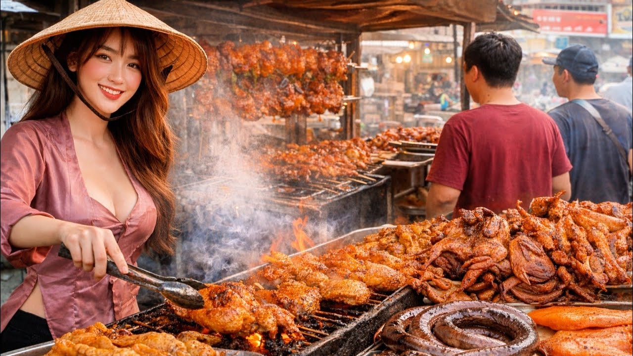 BEST Vietnamese Street Food | Grilled Fish, Roast Duck, Crispy Pork & BBQ Offal
