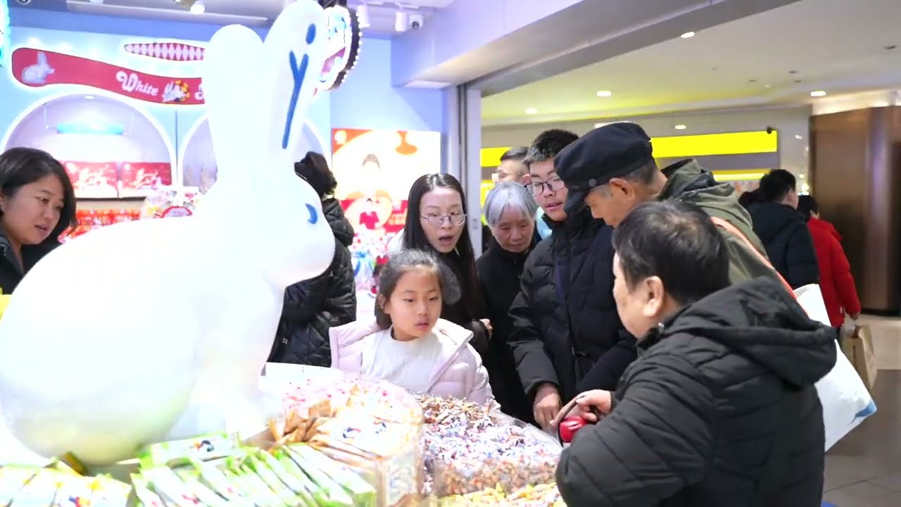 Food, fun, shopping—all in one stop for your holiday! 🛍️🍜✨ #shanghai #newyear #shopping