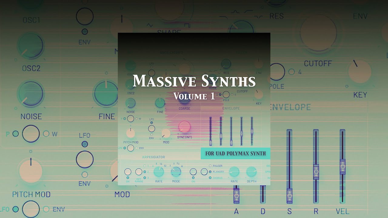 Massive Synths Vol 1 for UAD PolyMAX Synth