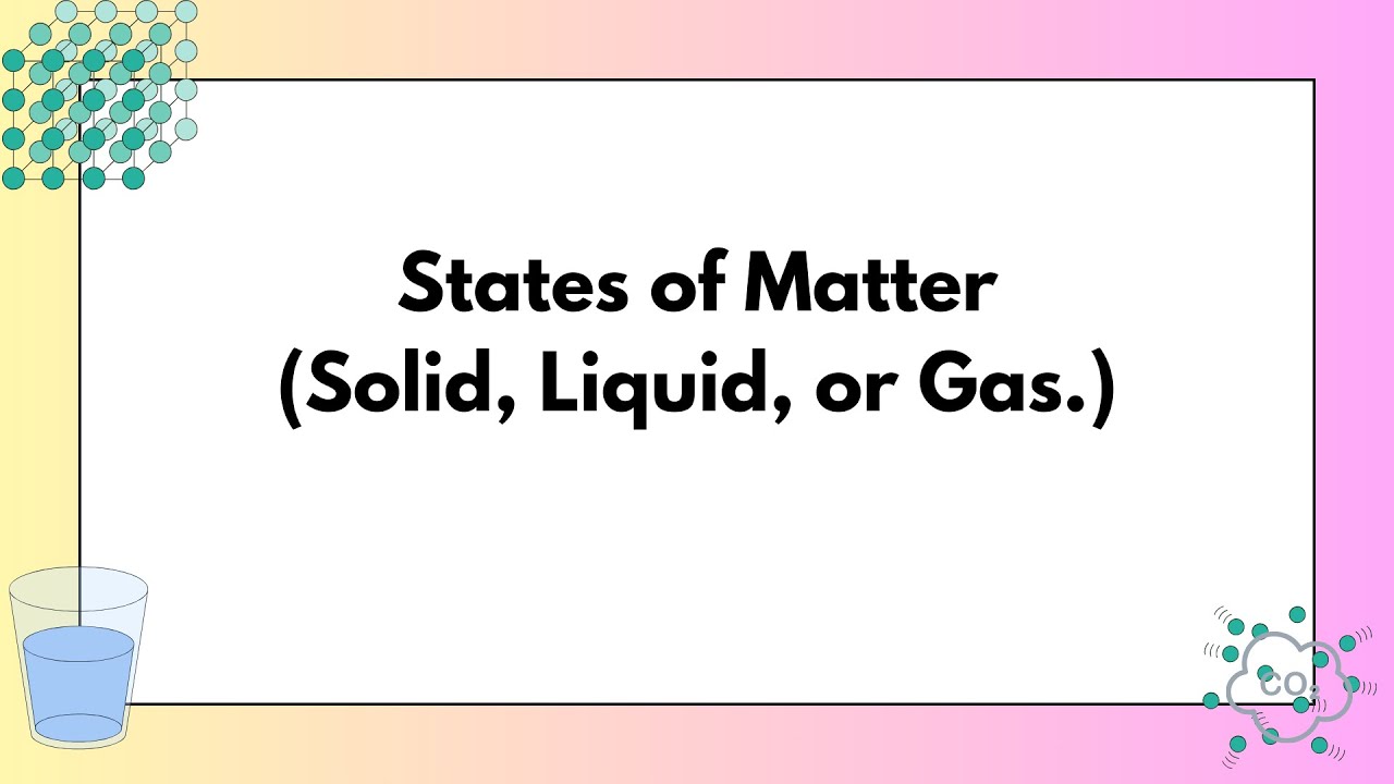 Solid, Liquid, or Gas | States of Matter | Science for Fun | Elementary