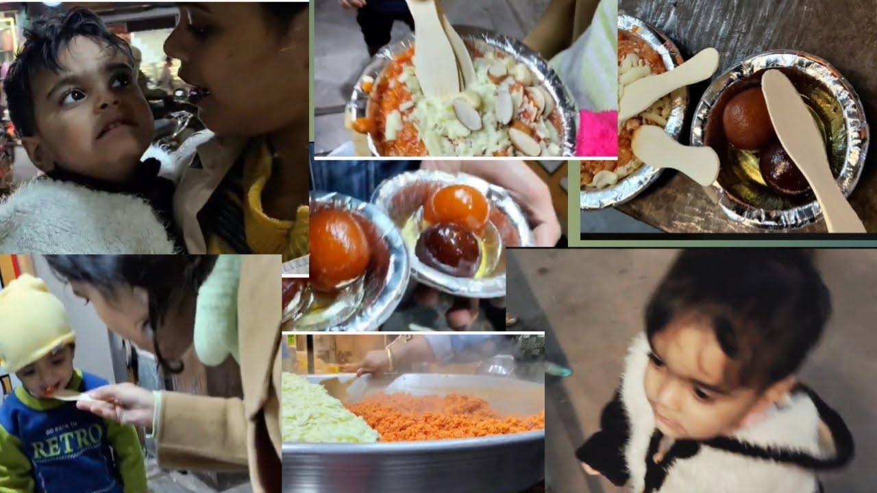 Hum gae kajar ka halwa or gulab jamun khane