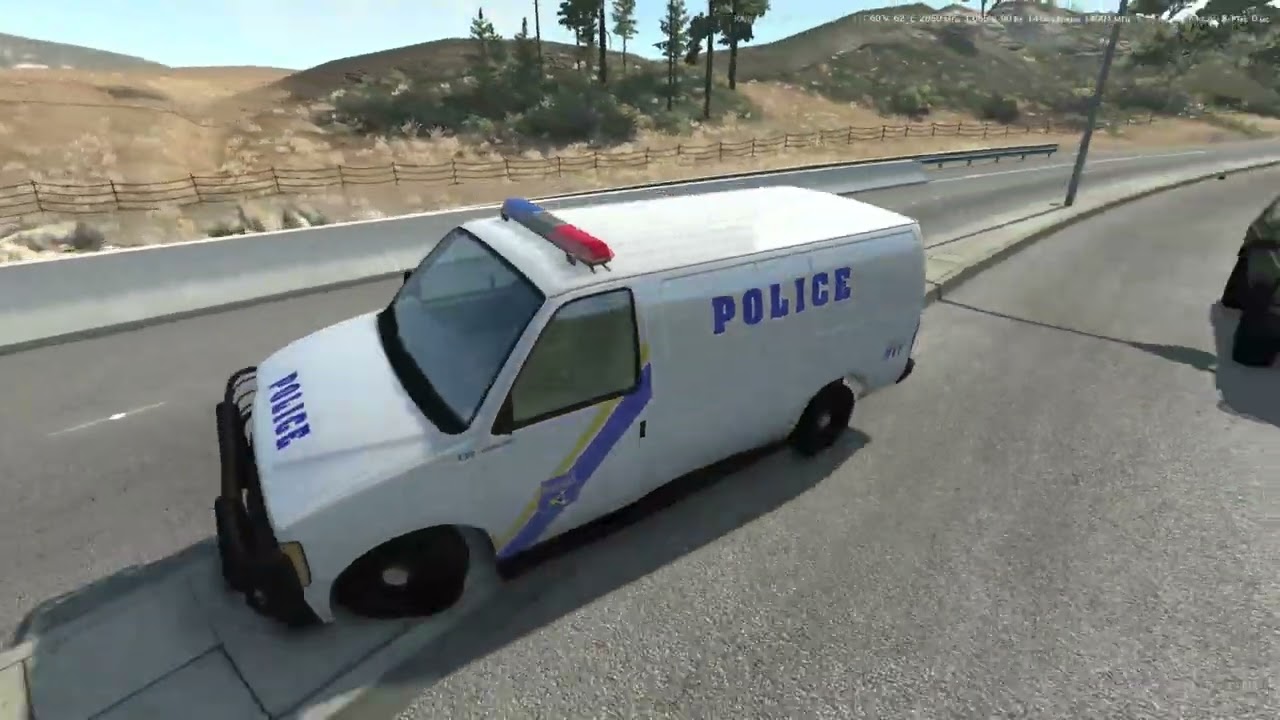 Funny Crash #11 Escape from police - BeamNG Drive | DoMisterSasha
