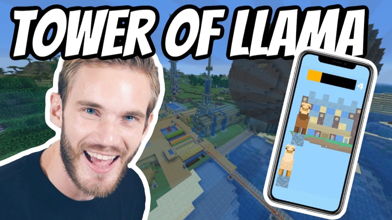 I Made PEWDIEPIE'S Tower of Llama into a Game!